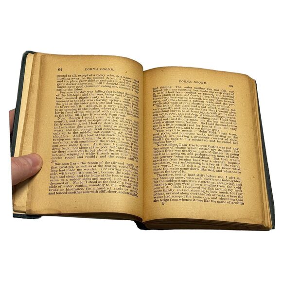 Lorna Doone A Romance of Exmoor by R. D. Blackmore Vol I, Vol II Hardcover Book - Picture 6 of 11